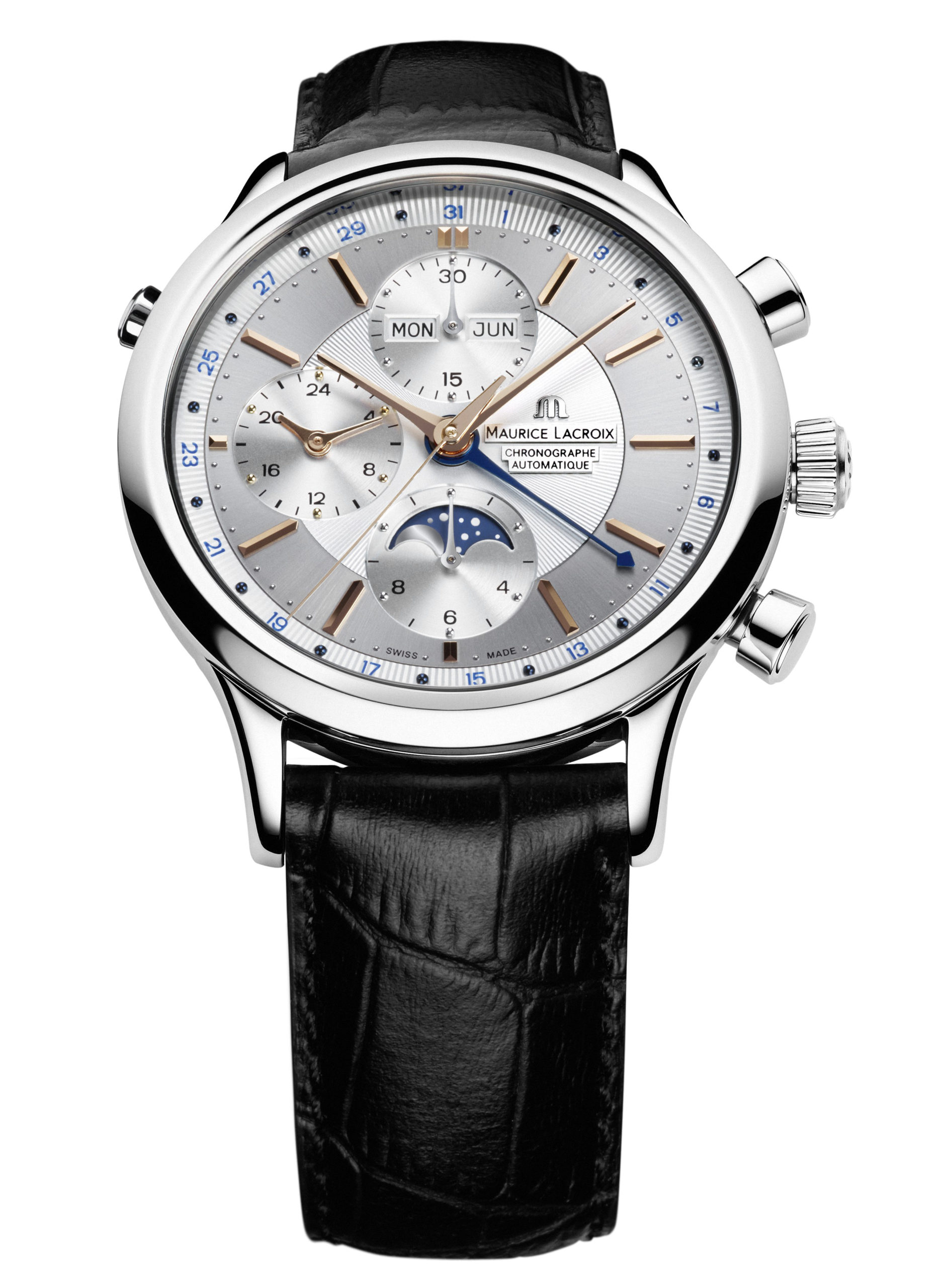 Maurice Lacroix Les Classiques Chronographe Phases de Lune | Feldmar ...