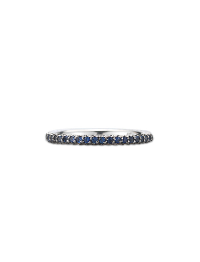 Eternity Band Ring with Sapphires