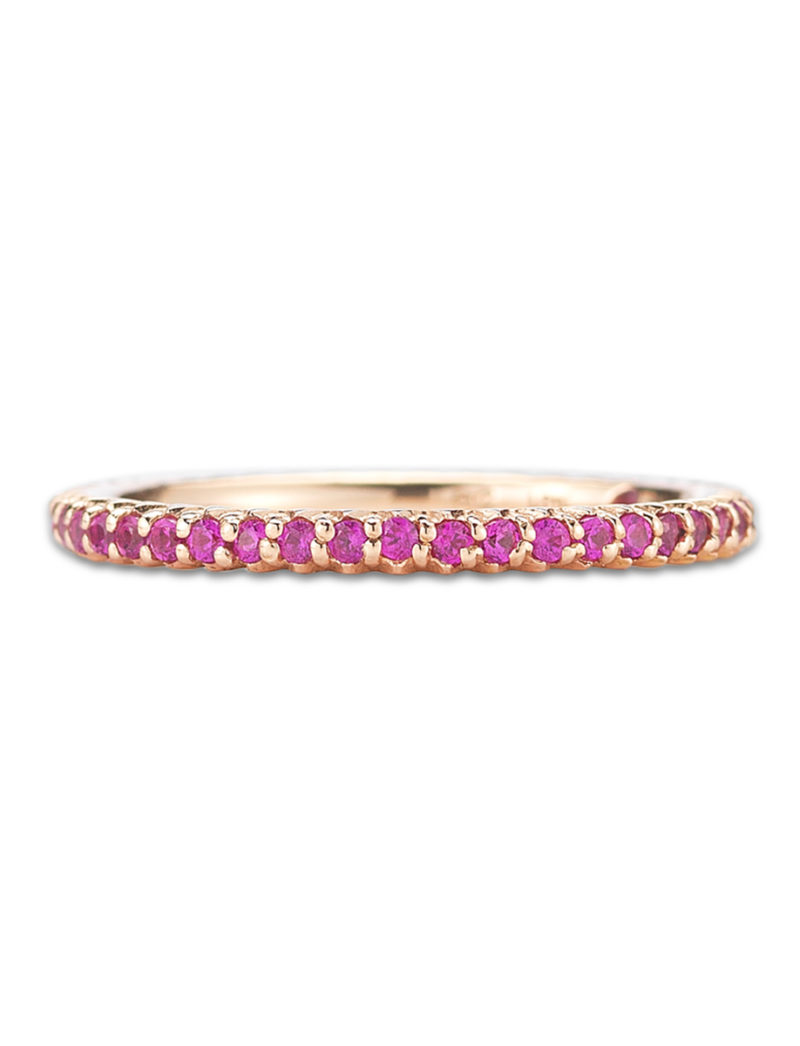 Eternity Band Ring with Sapphires