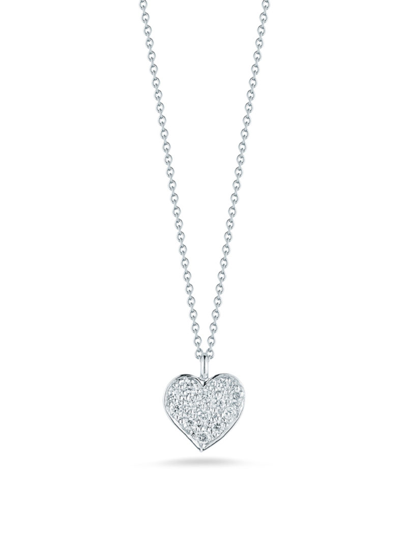 Heart Pendant with Diamonds