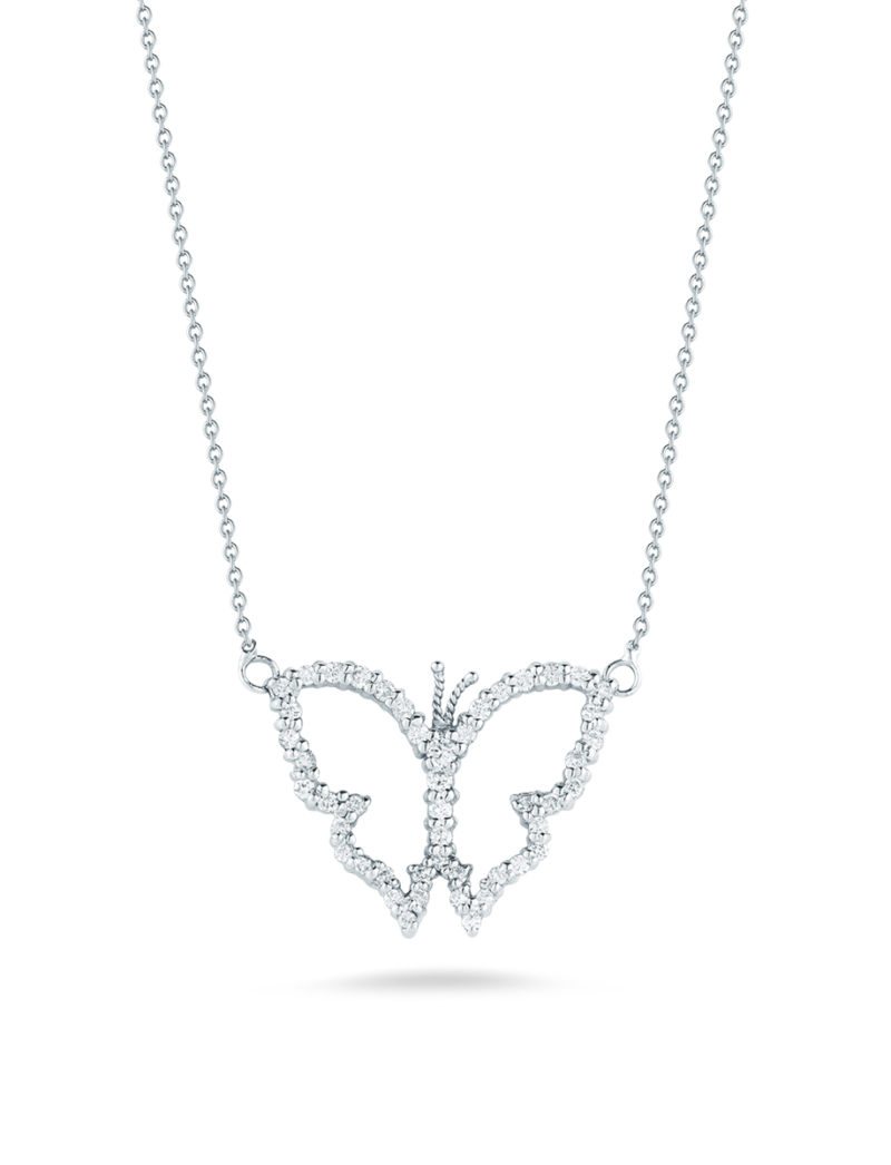 Butterfly Pendant with Diamonds