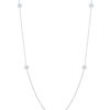 Roberto Coin Diamonds by the Inch Necklace with 7 Diamond Stations 001347AWCHD0