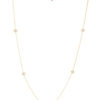 Roberto Coin Diamonds by the Inch Necklace with 7 Diamond Stations 001347AY18D0