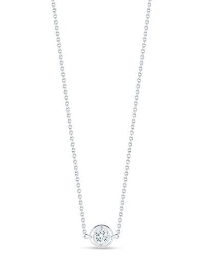Roberto Coin Diamonds by the Inch Necklace with 1 Diamond Station 001355AW18D0