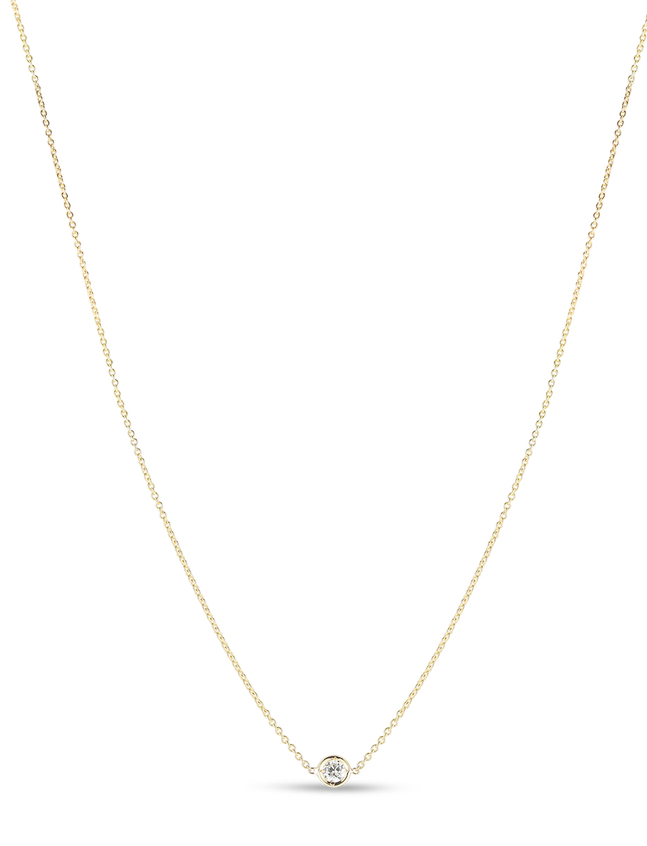 Roberto Coin Diamonds by the Inch Necklace with 1 Diamond Station ...