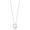 Roberto Coin Tiny Treasures Love Letter G Pendant with Diamonds 001634AWCHXG