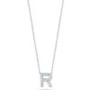 Roberto Coin Tiny Treasures Love Letter R Pendant with Diamonds 001634AWCHXR