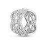 Roberto Coin Cento Diamonds Baci Ring 1602W65 Side