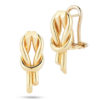 Roberto Coin Designer Gold Knot Earrings 262006AYER00