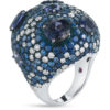 Roberto Coin Haute Couture Cocktail Ring with Sapphires, Iolite, and Diamonds 364212AW65JX