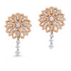 Roberto Coin New Barocco Flower Earrings with Diamonds 449657AHERX0