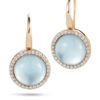 Roberto Coin Cocktail Earrings with Diamonds, Topaz, and Mother of Pearl 473555AXERJX