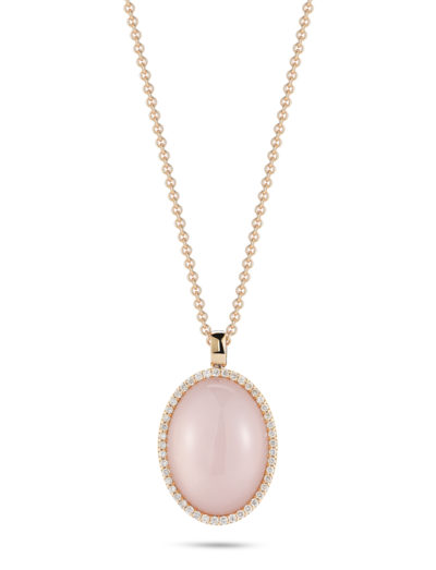 Roberto Coin Cocktail Pendant with Diamonds, Quartz, and Mother of Pearl 473556AXCHXJ