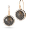 Roberto Coin Cocktail Earrings with Diamonds, Onyx, and Quartz 473596AXERJX