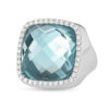 Roberto Coin Cocktail Ring with Diamonds and Topaz 473686AW65JX