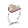 Roberto Coin Fantasia Ring with Diamonds and Sapphires 488111AH65XP