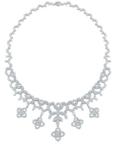 Roberto Coin Classic Diamond Bib Necklace with Diamonds 518204AWCHXX