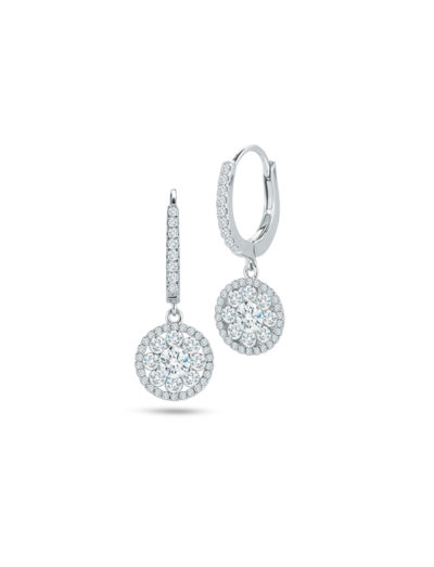 Roberto Coin Classic Diamond Drop Earrings with Diamonds 519071AWERX0