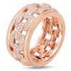 Roberto Coin Classic Diamond Ring with Diamonds 519201AX65X0 Side