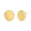 Roberto Coin Designer Gold Medium Button Earrings 674536AYER00