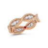 Roberto Coin New Barocco 1 Row Ring with Diamonds 7771066AH65X