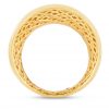 Roberto Coin Golden Gate Ring with Diamonds 7771157AJ65X Front