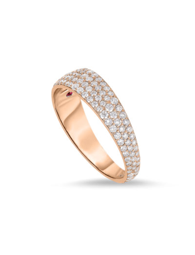 Roberto Coin Scalare Ring with Diamonds 8881438AX65X