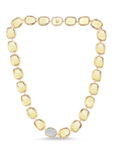 Roberto Coin Black Jade Necklace with Diamonds 8881804AYCHX