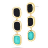 Roberto Coin Black Jade Drop Earrings with Black Jade and Agate 8881811AYERX