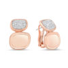 Roberto Coin Black Jade Earrings with Diamonds 8881875AXERX