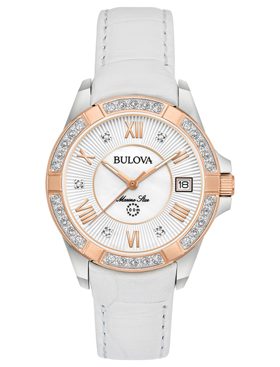 Bulova Marine Star Women’s Marine Star Diamond Watch  