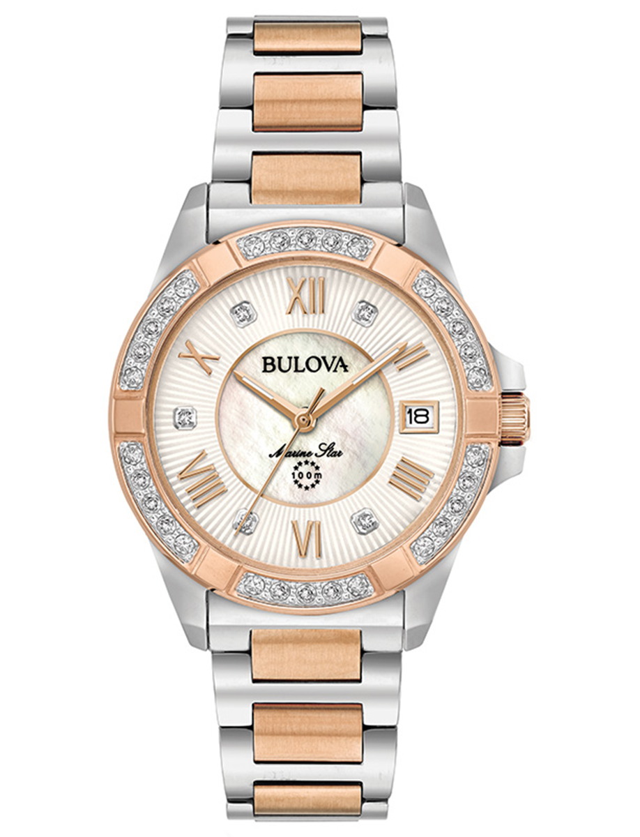 Bulova Marine Star Women’s Marine Star Diamond Watch  