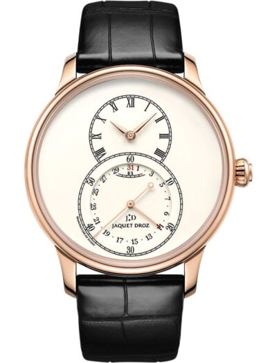 Jacquet Droz Grande Seconde Quantieme Ivory Enamel J007033200