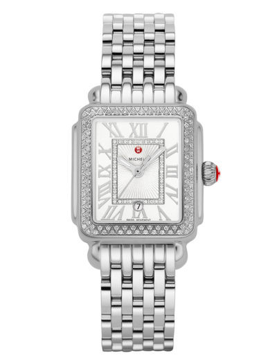 Michele Deco Madison Mid Stainless-Steel Diamond Watch MWW06G000001