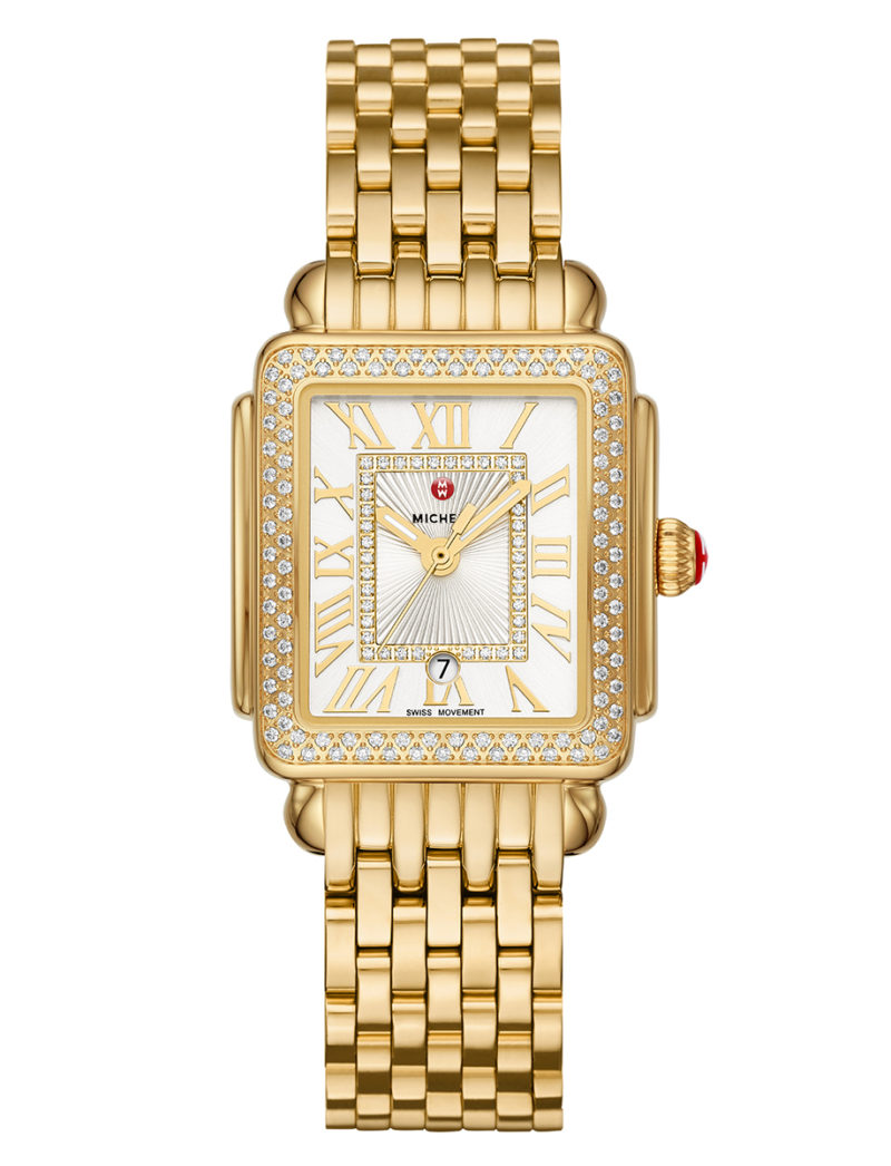 Madison Mid Gold Diamond Watch