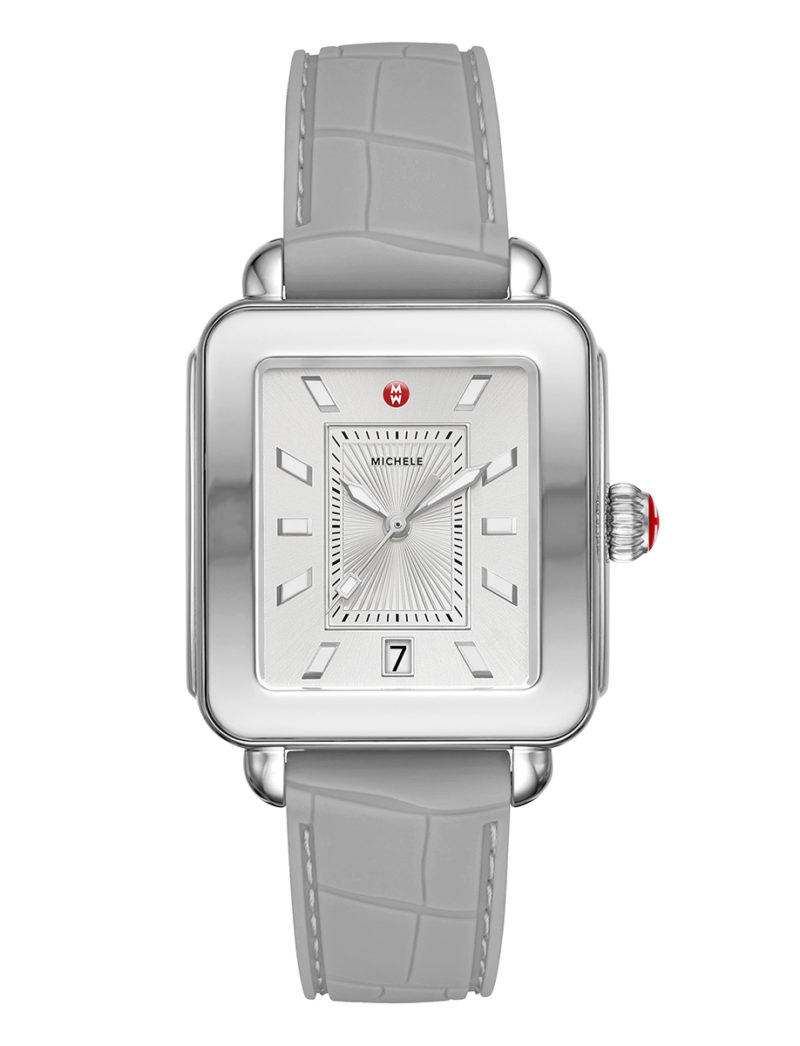 Stainless-Steel And Light Grey Watch