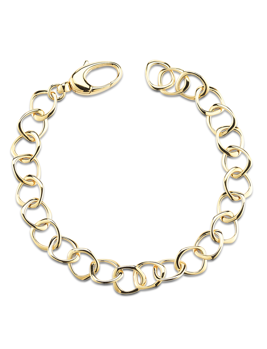 Designer Gold Link Bracelet