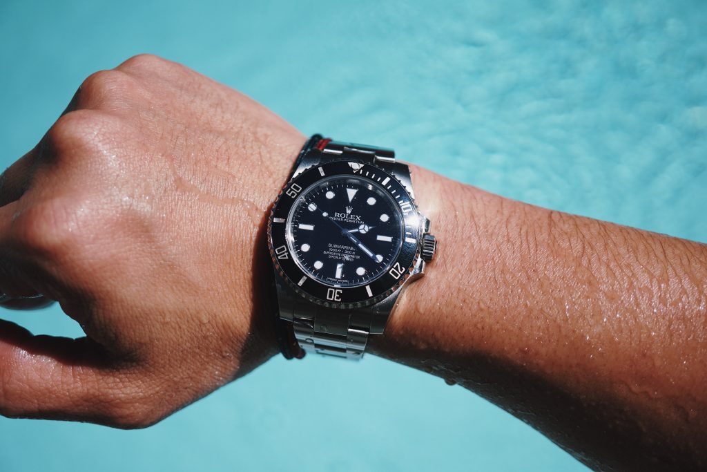 rolex and pool