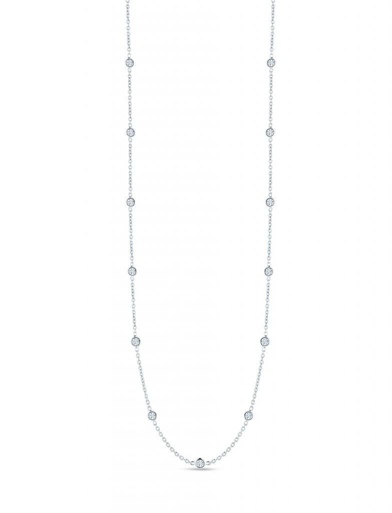 Roberto Coin Diamonds by the Inch Necklace with 15 Diamond Stations