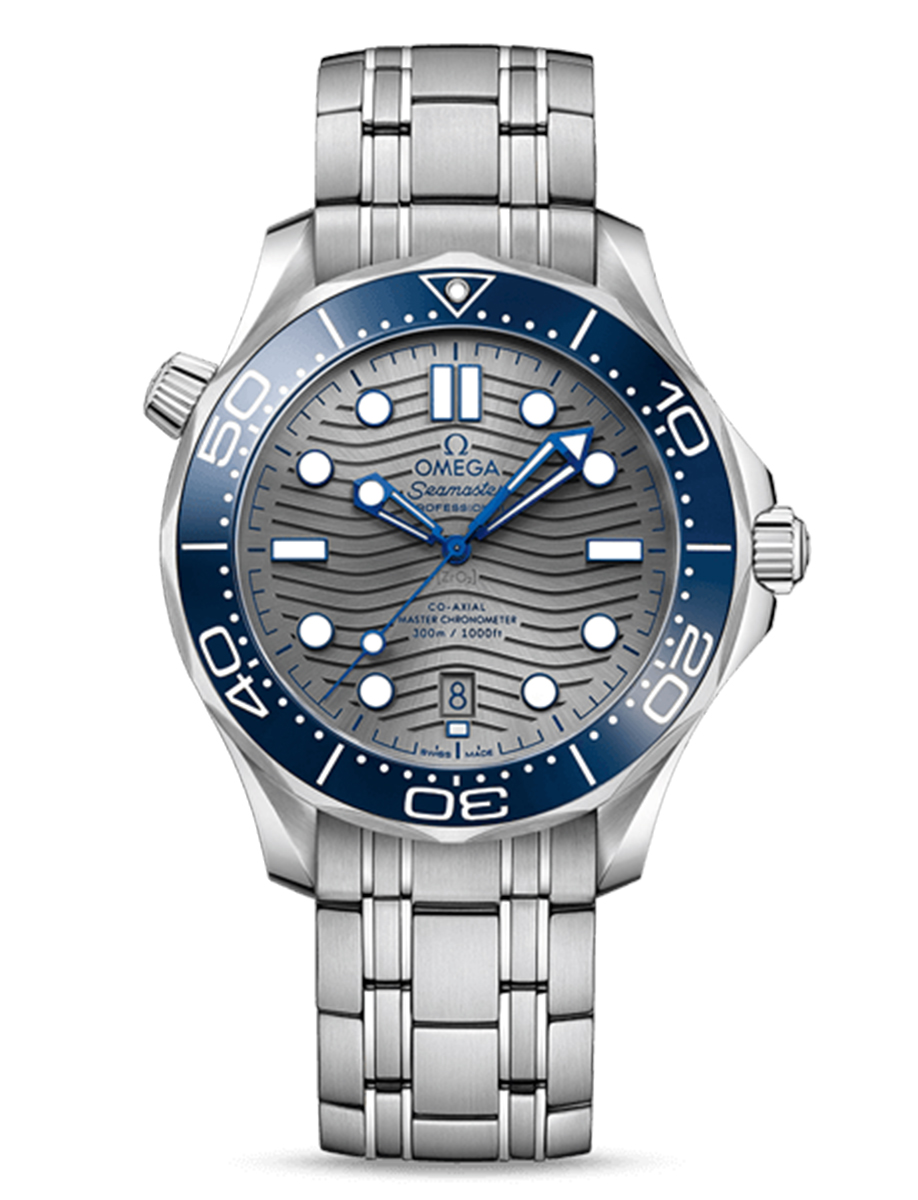 OMEGA Seamaster Diver 300M Ceramic Rhodium Grey Dial