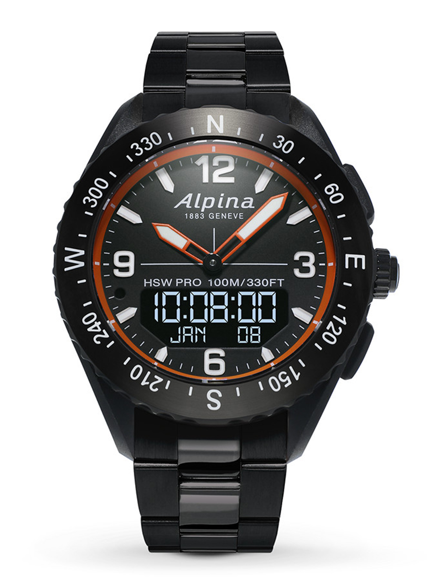 Alpina Horological Smartwatch Alpinerx Smart Outdoors 