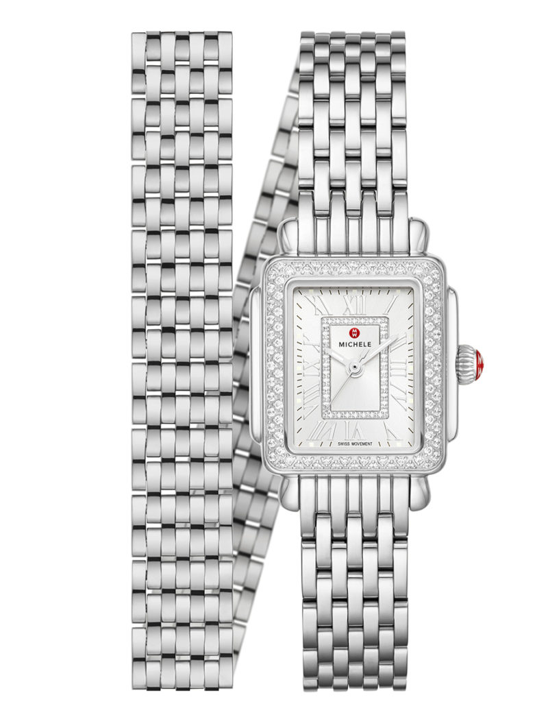 Madison Mini Stainless Diamond Watch