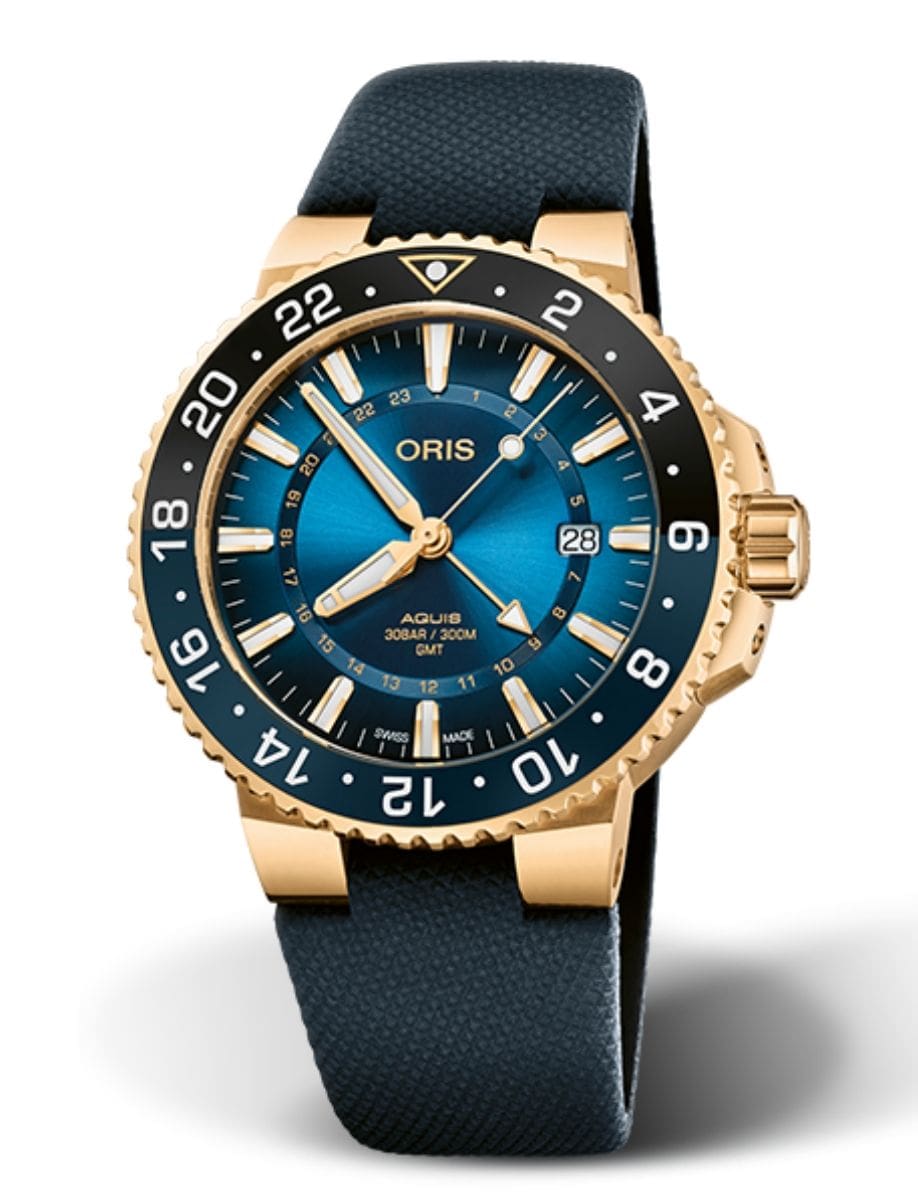 Oris Diving Aquis Carysfort Reef Gold Limited Edition Feldmar