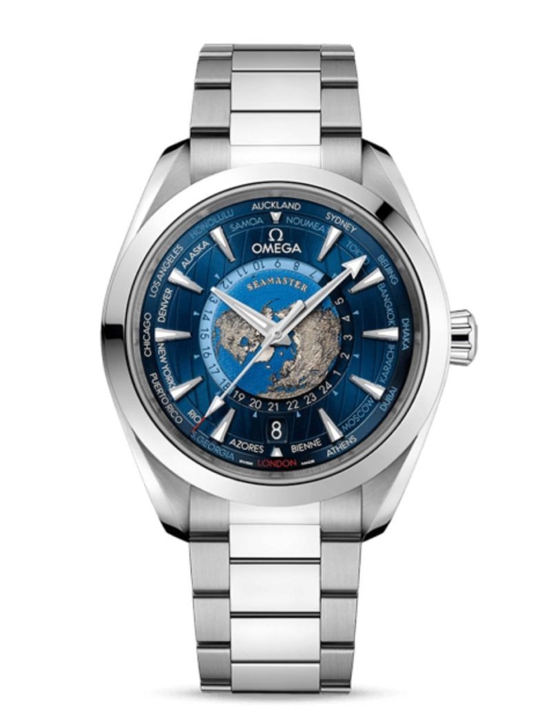 Aqua Terra 150M Co‑Axial Master Chronometer GMT Worldtimer