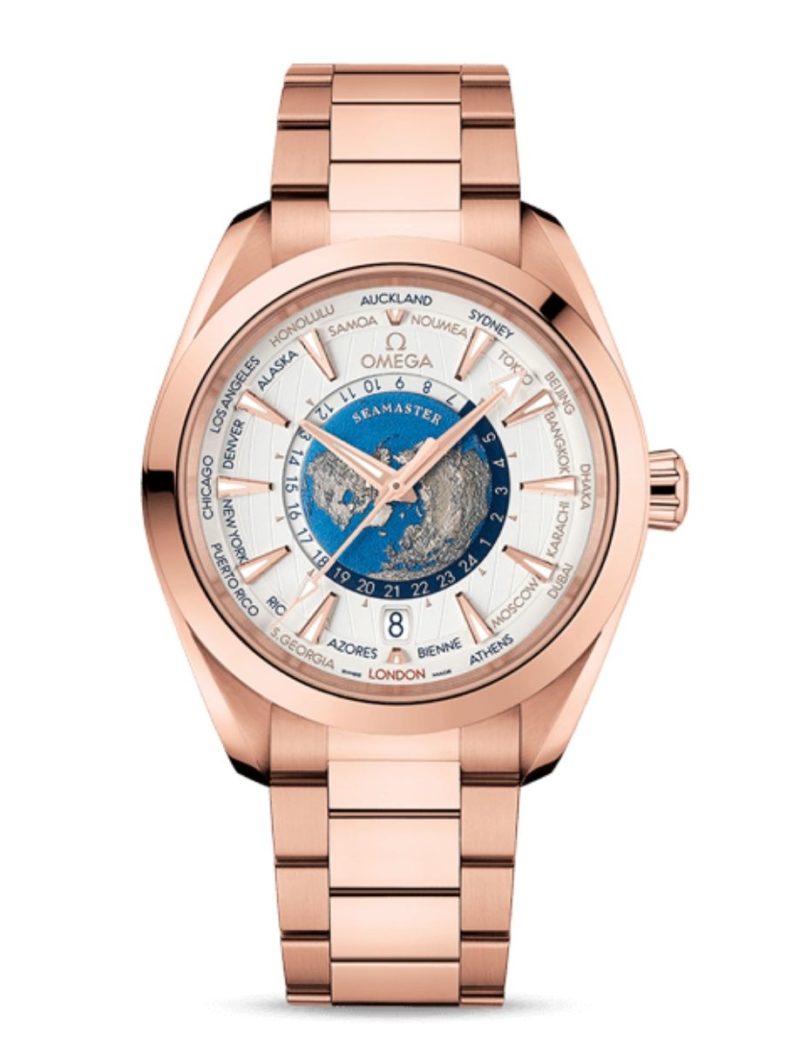 Aqua Terra 150M Co‑Axial Master Chronometer GMT Worldtimer