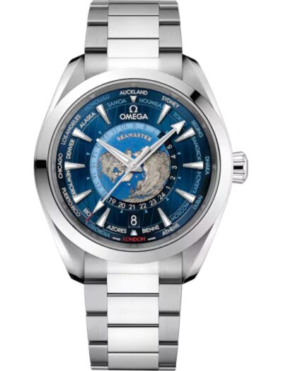 Omega Seamaster Aqua Terra 150M Co‑Axial Master Chronometer GMT Worldtimer 220.10.43.22.03.001