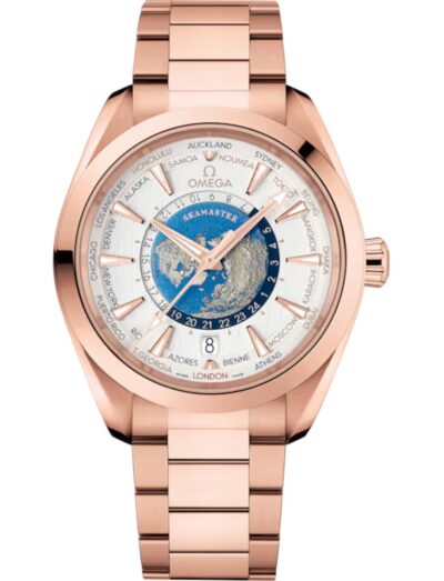 Omega Seamaster Aqua Terra 150M Co‑Axial Master Chronometer GMT Worldtimer 220.50.43.22.02.001
