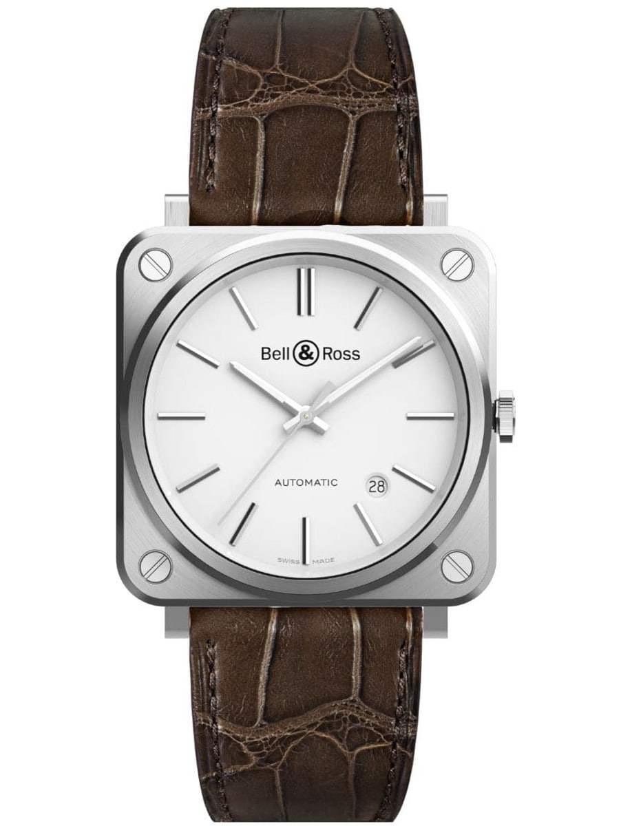 Bell & Ross Instruments BR S-92 White Steel BRS92-WH-ST/SCR