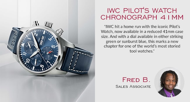iwc pilots watch chronograph 41mm
