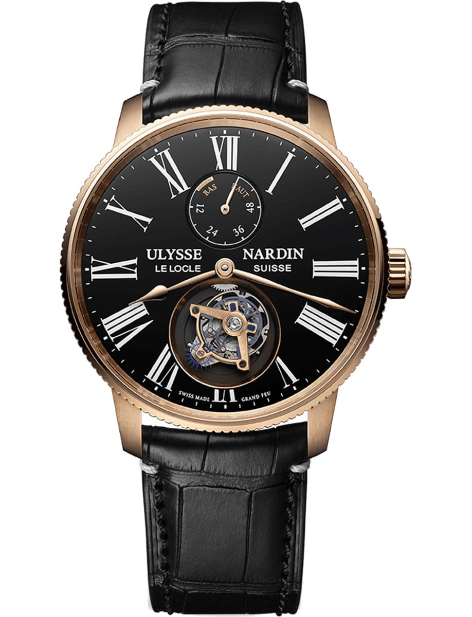 Marine Torpilleur Tourbillon 42mm Rose Gold